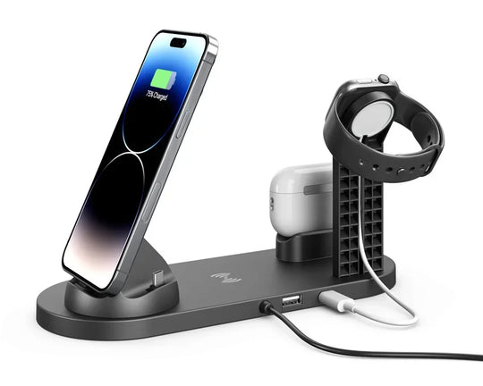 Draadloos Oplaadhub 5 in 1